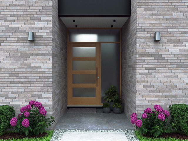 Front entry rendering, full color final pass